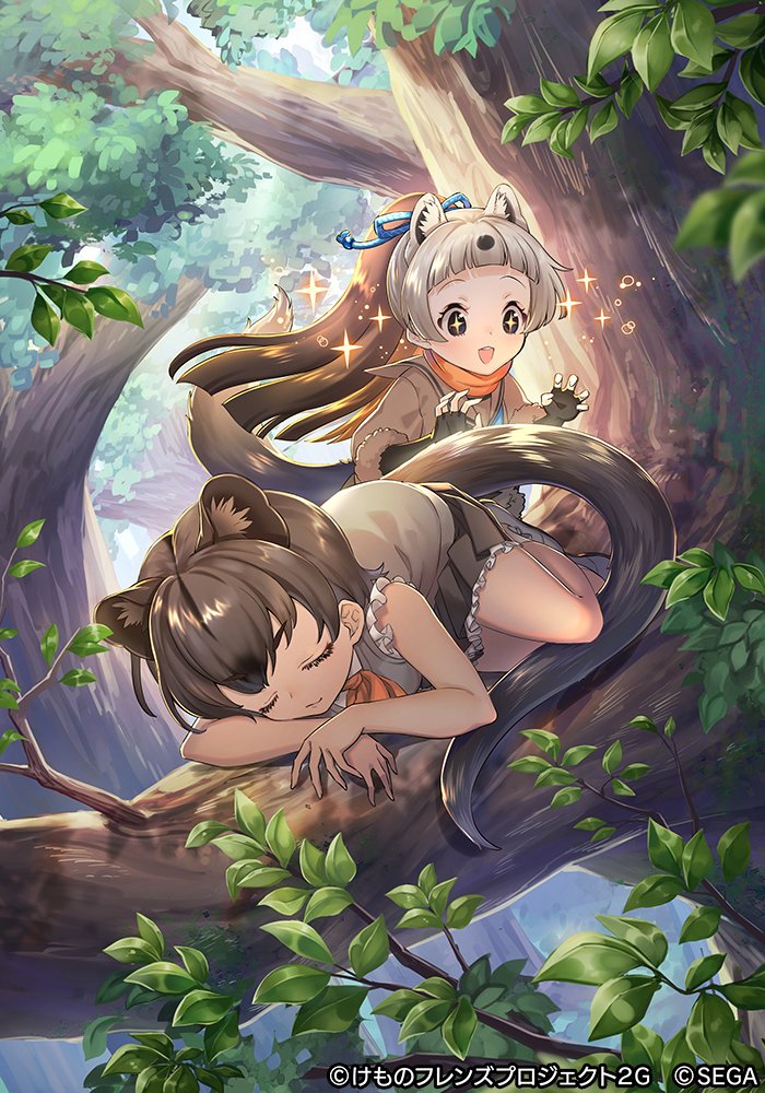 fossa and sable (kemono friends and 1 more) drawn by mucchiri_shiitake