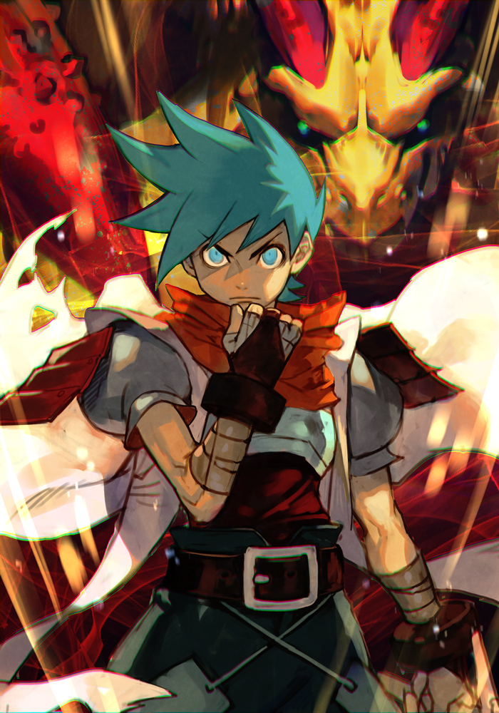 ryu (breath of fire and 1 more) drawn by hungry_clicker