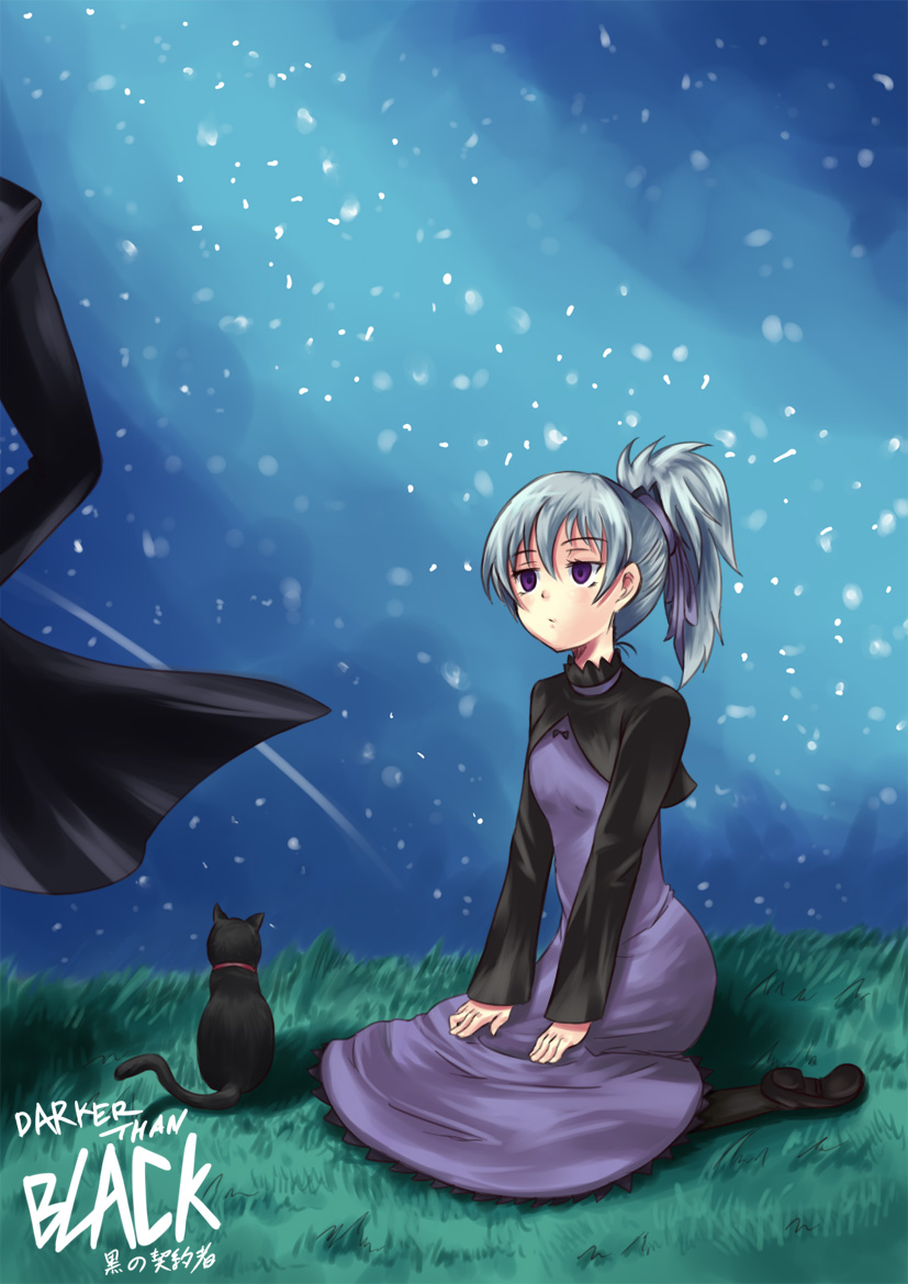 yin, hei, and mao (darker than black) drawn by hinata_sora