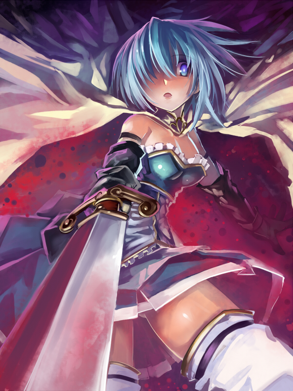 miki sayaka (mahou shoujo madoka magica) drawn by edobox