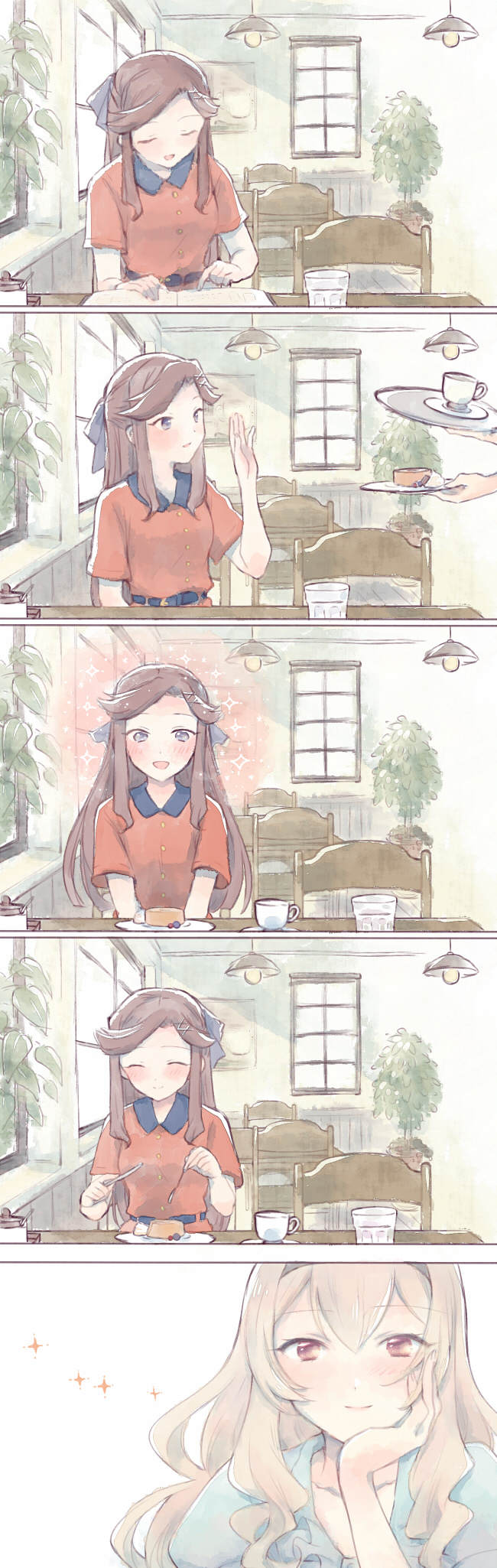 saijou claudine and tendou maya (shoujo kageki revue starlight) drawn by wato_(ko)