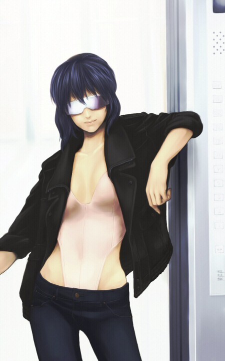 kusanagi motoko (ghost in the shell and 1 more)