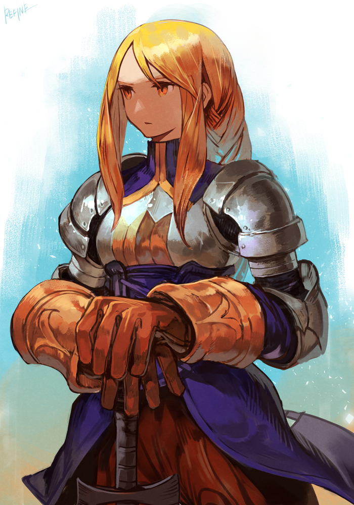 agrias oaks (final fantasy and 1 more) drawn by hungry_clicker