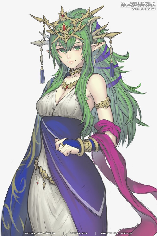 tiki (fire emblem and 2 more) drawn by gofelem