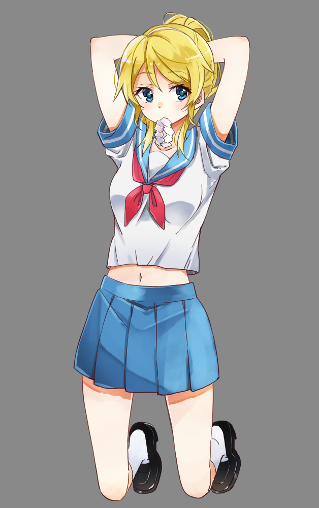 ayase eli (love live! and 1 more) drawn by taiki_(ozone)