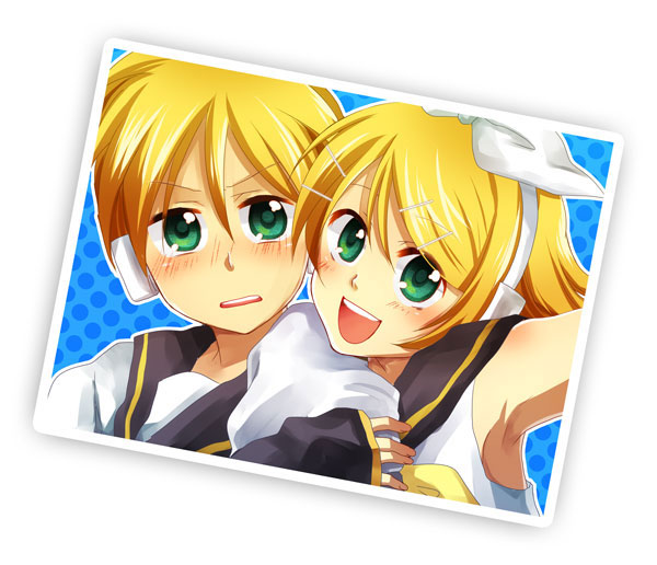 kagamine rin and kagamine len (vocaloid) drawn by mochizuki_mina