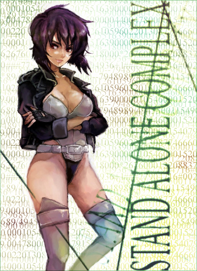 kusanagi motoko (ghost in the shell and 1 more) drawn by pisuke