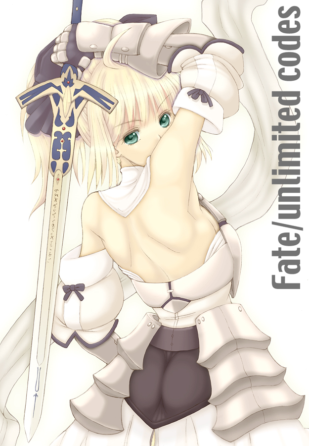 artoria pendragon and saber lily (fate and 1 more) drawn by kannagi_kaname