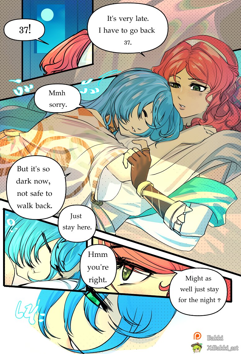 37 and sophia (reverse:1999) drawn by bakki