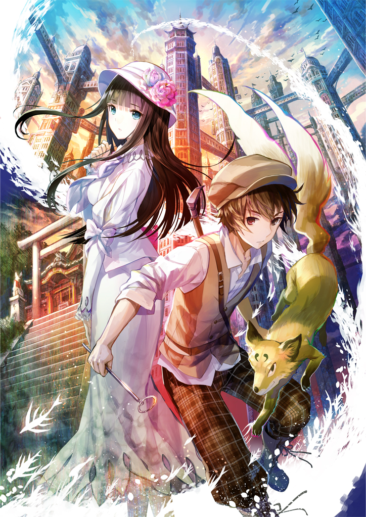 saitonomiya kaguya, kusaka souhei, and roppongi (tokyo deathtopia) drawn by fuzichoco