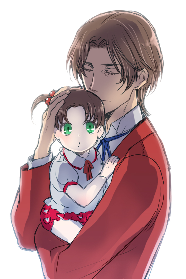 tohsaka rin and tohsaka tokiomi (fate and 1 more) drawn by jonohara