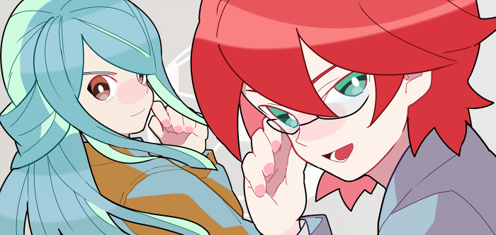 kazemaru ichirouta and kiyama hiroto (inazuma eleven and 1 more) drawn by hidakarumen