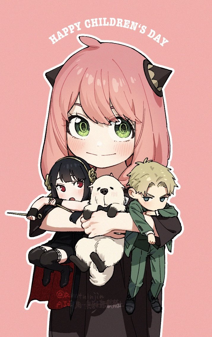 yor briar, anya, twilight, and bond (spy x family) drawn by p_notninjin
