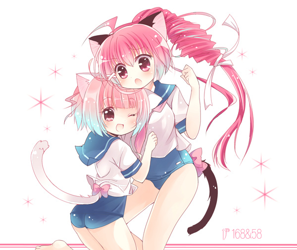 i-58 and i-168 (kantai collection) drawn by sukuneko