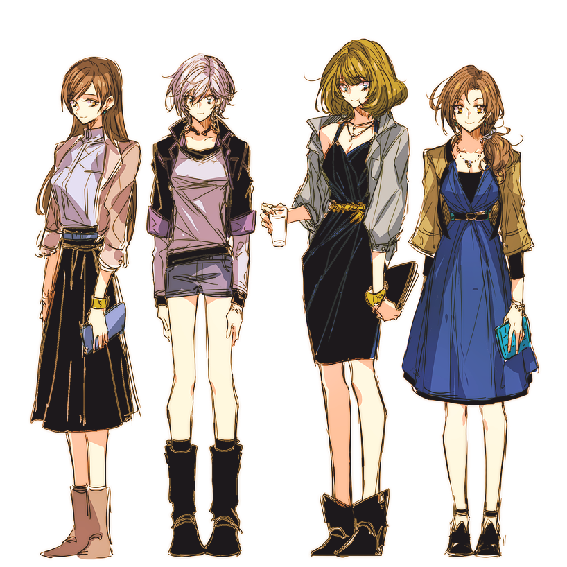 takagaki kaede, nitta minami, anastasia, and kawashima mizuki (idolmaster and 1 more) drawn by tima