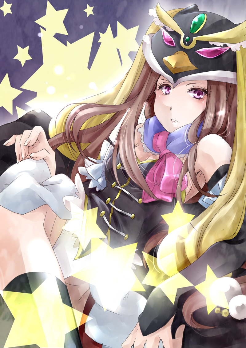 takakura himari and princess of the crystal (mawaru penguindrum) drawn by akatsuki_hijiri