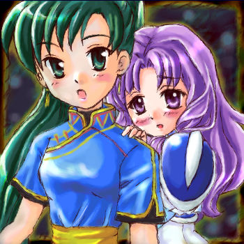 lyn and florina (fire emblem and 1 more)
