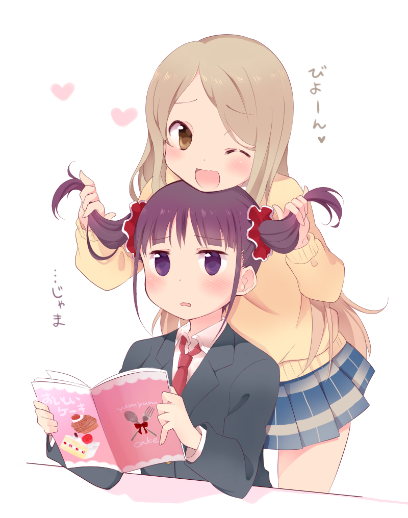 noda kotone and minami shizuku (sakura trick) drawn by tarabagani