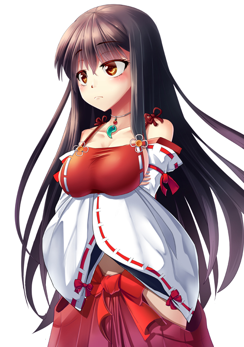 sendai hakurei no miko (original and 2 more) drawn by z.o.b