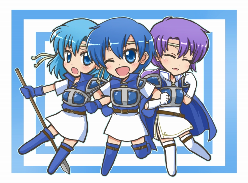 shanna, thea, and juno (fire emblem and 1 more) drawn by reverse_(bluefencer)