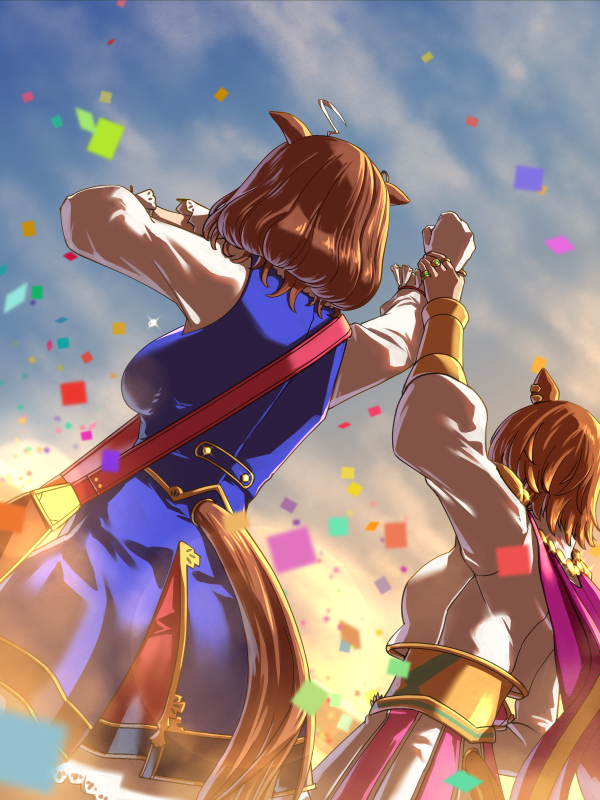 t.m. opera o and meisho doto (umamusume) drawn by peeta