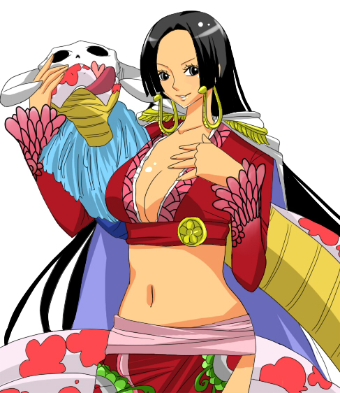 boa hancock and salome (one piece) drawn by chiroru_shimai