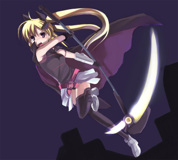 fate testarossa and bardiche (lyrical nanoha and 2 more)