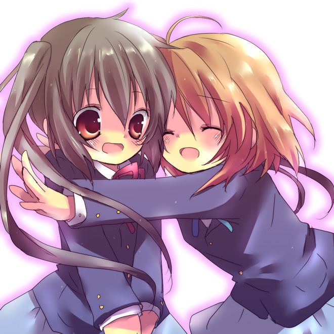 nakano azusa and hirasawa yui (k-on!) drawn by kosuzume