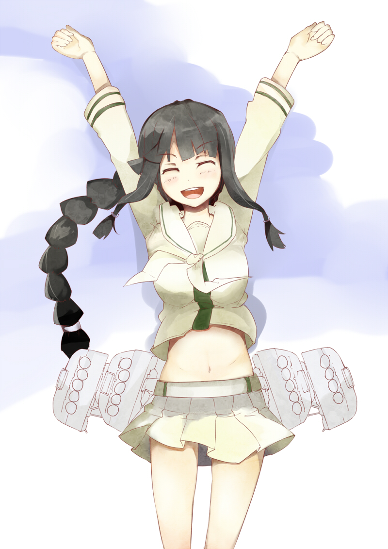 kitakami and kitakami kai ni (kantai collection) drawn by ekuesu