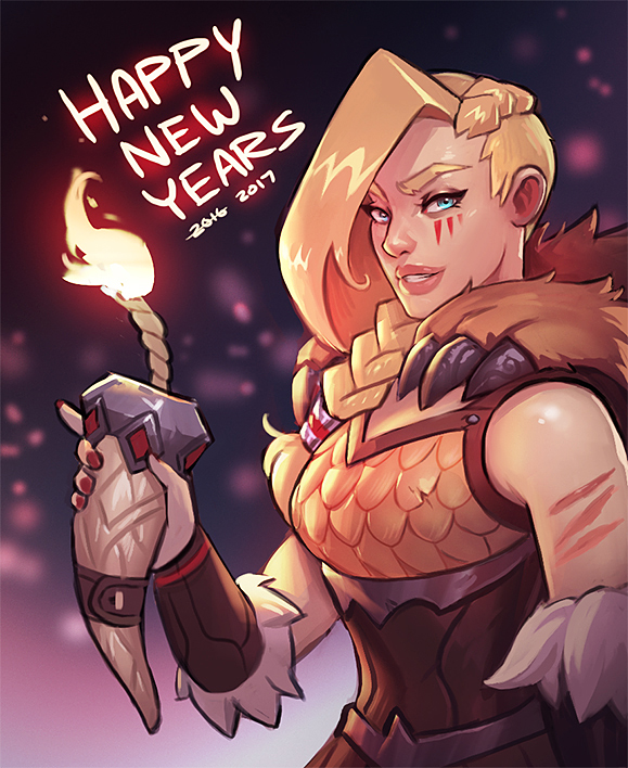 tyra (paladins) drawn by artazi