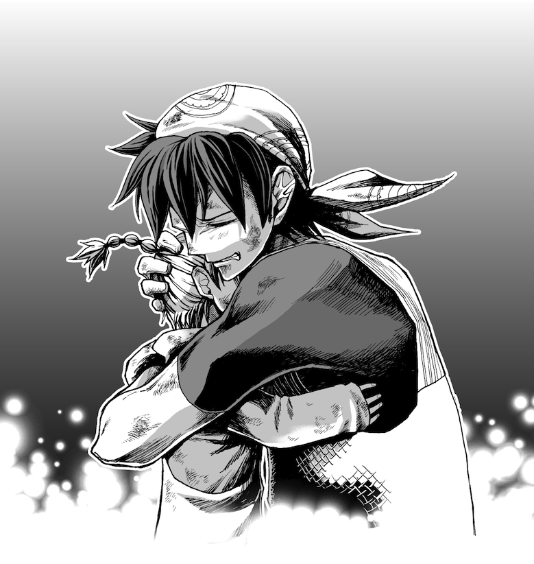 kid and serge (chrono cross) drawn by akitaka_(s_asai)
