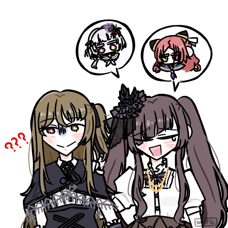 shiba tomoshibi, kuo shenlin, yamaguchi chihiro, and kamigoori marimo (assault lily) drawn by mayu_(yu_e1602)
