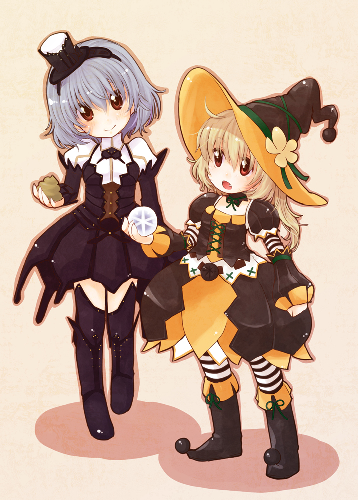 remilia scarlet and flandre scarlet (touhou) drawn by yukiu_con