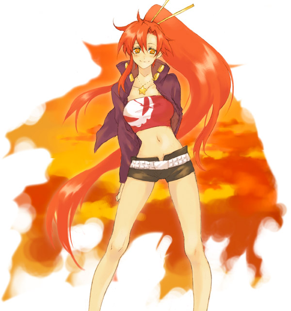 yoko littner (tengen toppa gurren lagann) drawn by sasamochi