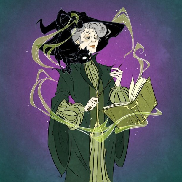 minerva mcgonagall (wizarding world and 1 more) drawn by dreadart