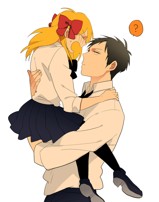 sakura chiyo and nozaki umetarou (gekkan shoujo nozaki-kun) drawn by oda_kazuomi