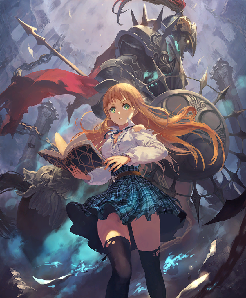 anne (shingeki no bahamut and 1 more) drawn by ponzu_(catponz)