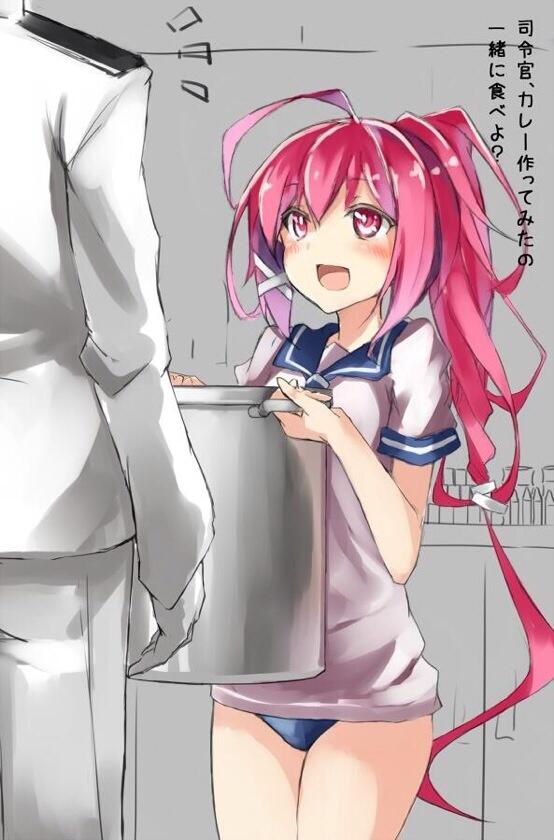 admiral and i-168 (kantai collection) drawn by seven_(shijima)