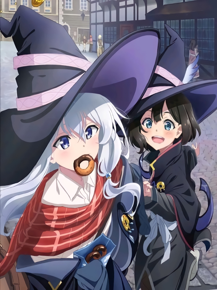 elaina and saya (majo no tabitabi) drawn by shownime