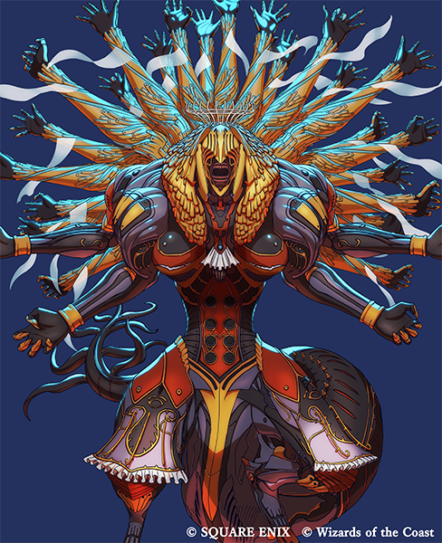 ragnarok (final fantasy and 2 more) drawn by ikeda_(cpt)