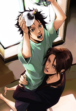 uchiha sasuke and uchiha itachi (naruto) drawn by lily_(artist)
