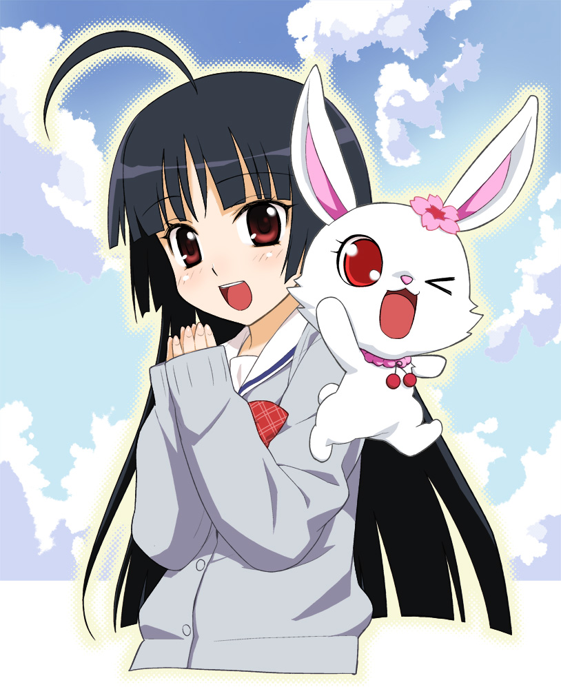 ruby and mizushiro kanon (jewelpet and 1 more) drawn by yaya_hinata