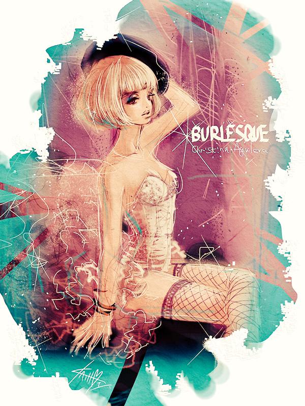 christina aguilera and ali rose (real life and 1 more) drawn by kasumi_yoshida
