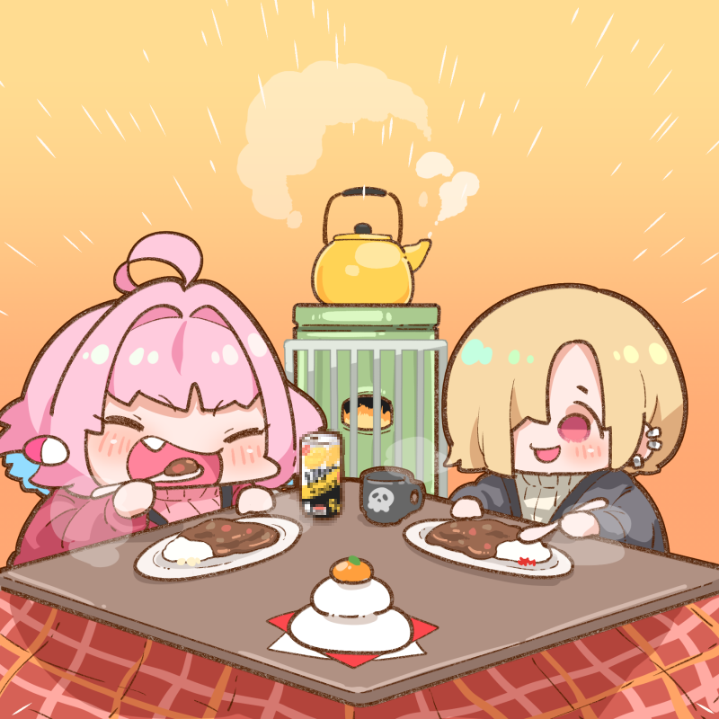 yumemi riamu and shirasaka koume (idolmaster and 1 more) drawn by takato_kurosuke