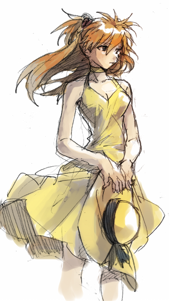 souryuu asuka langley (neon genesis evangelion) drawn by morosue