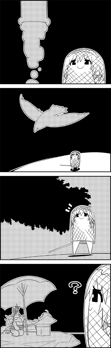 izayoi sakuya, cirno, letty whiterock, and wakasagihime (touhou) drawn by tani_takeshi