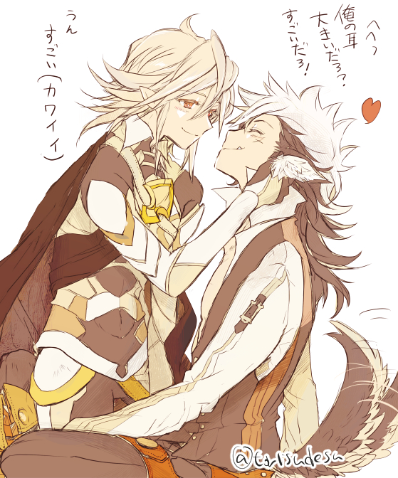 male corrin and keaton (fire emblem and 1 more) drawn by torisudesu