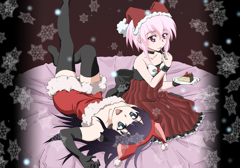 hazuki and artemis (tsukuyomi moonphase) drawn by yomi_(indigoriver)