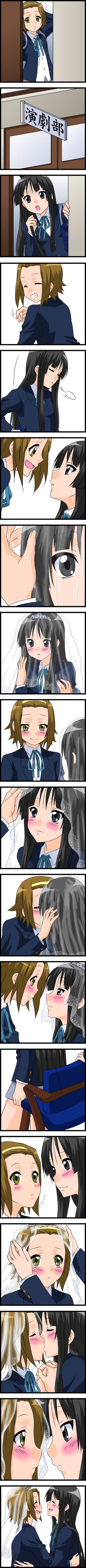akiyama mio and tainaka ritsu (k-on!) drawn by udon_(shiratama)