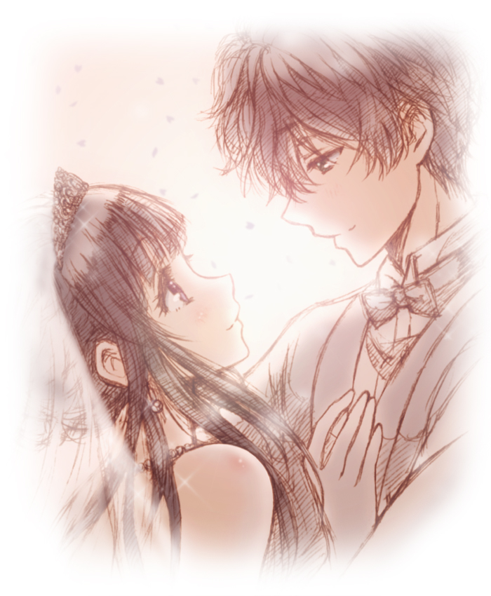 chitanda eru and oreki houtarou (hyouka) drawn by bluez